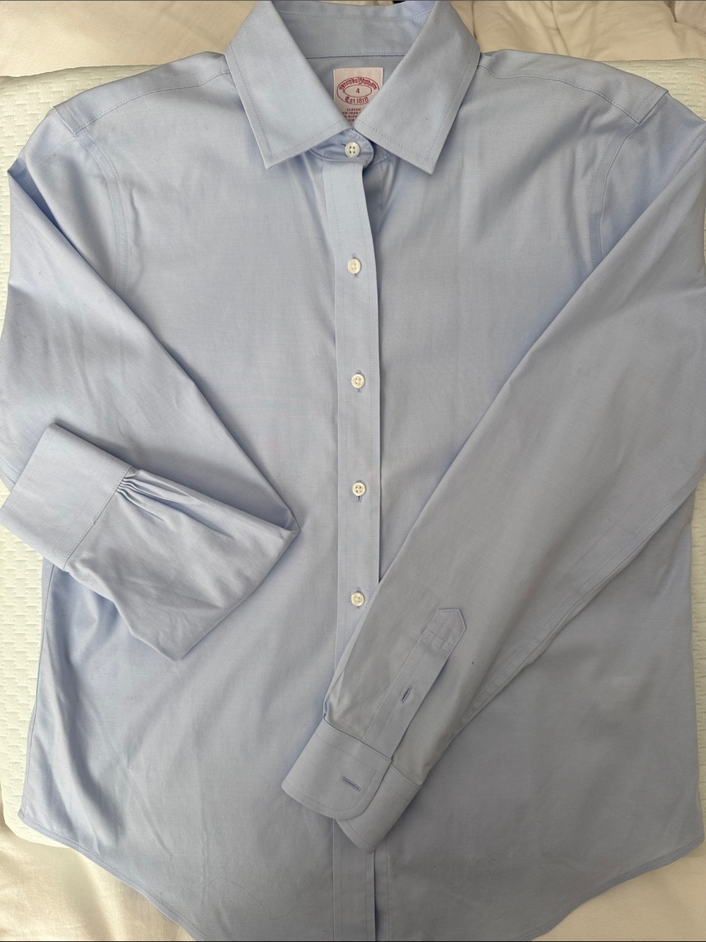 Brooks Brothers Light Blue Button-Down Dress Shirt